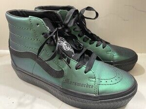 Vans X Womens 7.5 M Harry Potter Platform RB High Morsmordre Sneakers (Mens 6)